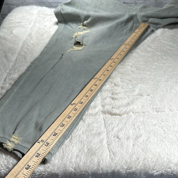 Lane Bryant Mid-Rise Super Stretch Power Pockets Skinny Denim Jeans Grey 28 NEW - Picture 12 of 16